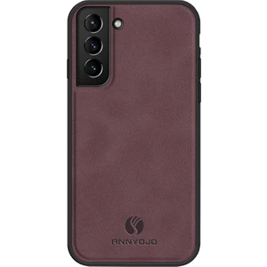 Samsung Galaxy S21 Fe 5g Manyetik Araba Montaj Telefon Kapağı Pu Deri Kaplamalı Pc+Tpu Kasası (Yurt Dışından)