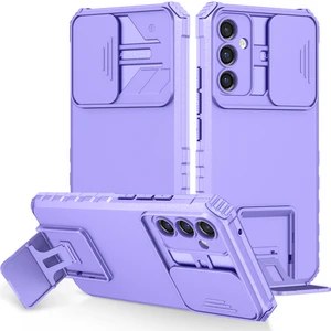 Samsung Galaxy A34 5g Kickstand Telefon Kılıfı Pc+ Tpu Slayt Kamera Kapağı ile Telefon Koruyucusu (Yurt Dışından)