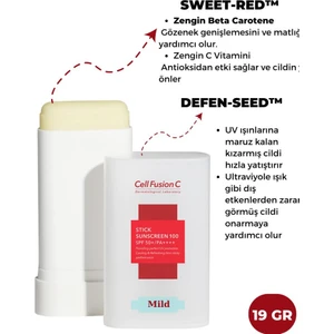 Cell Fusion C Güneş Koruyucu Stick SPF 50+ Hassas Ciltlere Uygun Nemlendirici Suya Dayanıklı 19 gr