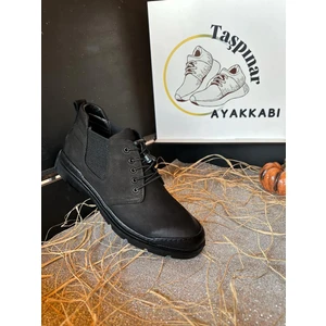 Hidayet Özel H.özel   Nubuk Deri Erkek Kışlık Rahat Günlük Yeni Sezon Yarım Spor Bot & Ayakkabı 40-44