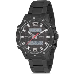 Daniel Klein Yeni Model Dijital Analog Ekran Alarmlı Çelik Kasa Kordon Erkek Kol Saati
