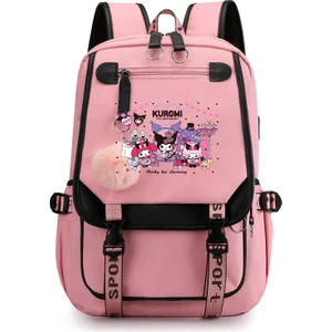 Kulomi Okul Çantası Ortaokul Kadın Kore Versiyonu Büyük Kapasiteli Rahat Hafif Sırt Çantası Ilkokul Öğrencileri Üçüncü Ila Altıncı Sınıf Sırt Çantası (Yurt Dışından)