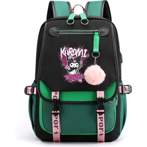 Kulomi Okul Çantası Ortaokul Kadın Kore Versiyonu Büyük Kapasiteli Rahat Hafif Sırt Çantası Ilkokul Öğrencileri Üçüncü Ila Altıncı Sınıf Sırt Çantası (Yurt Dışından)