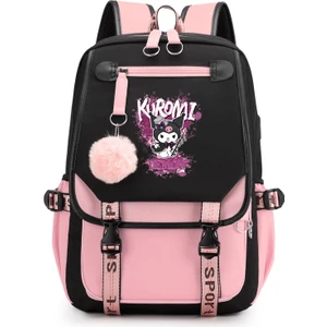 Kulomi Okul Çantası Ortaokul Kadın Kore Versiyonu Büyük Kapasiteli Rahat Hafif Sırt Çantası Ilkokul Öğrencileri Üçüncü Ila Altıncı Sınıf Sırt Çantası (Yurt Dışından)