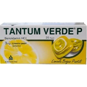 Verde P Limonlu 20 Pastil