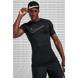 Pro Dri Fit Tight Fit Short Sleeve Top Slim Fit Erkek Body Tişört Siyah