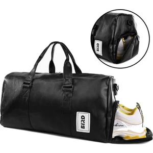 Woys Bags Freedom Bird  Su Geçirmez Profesyonel Siyah Spor Çantası - Fitness Sporcu Çantası