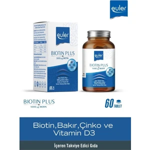 Biotin Plus 5000 Mcg 60 Tablet