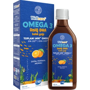 Uniq Dha Omega 3 Doğal Portakal Aromalı Balık Yağı