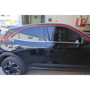 Fams Otomotiv Opel Mokka Krom Cam Çıtası 6 Parça 2020> Paslanmaz Çelik