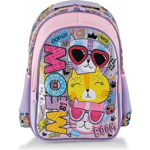 Sun Design Kedi Desenli Okul Çantası OTTO48343