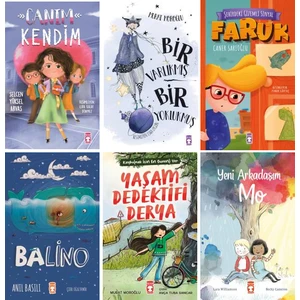 8+ Yaş Hikaye Kitapları 6'lı Set / Canım Kendim - Bir Varlıkmış Bir Yoklukmuş + Şehirdeli Gizemli Sinyal Faruk + Balino + Yaşam Dedektifi Derya + Yeni Arkadaşım Mo