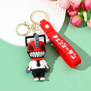 Piraye Gift Denji Pochita Silikon Anahtarlık ve  Kartlık