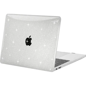 Apple MacBook Air M2 Çip 2023 Kılıf A2941 15.3 Inç Simli Yaldızlı 360° Koruma Hava Kanallı Kapak