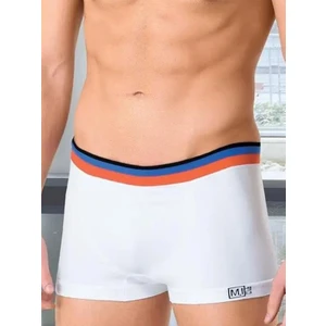 Secret Moda Yumuşacık Terletmeyen Soft Desenli Renkli Erkek Boxer Iç Çamaşır  Beyaz