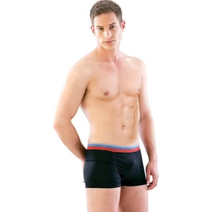 Secret Moda Yumuşacık Terletmeyen Soft Desenli Renkli Erkek Boxer Iç Çamaşır  Siyah