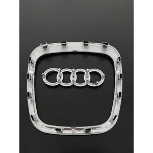 Audi A4 B8 Direksiyon Krom Çerçeve - A4 Airbag Kapağı Çerçeve Amblem