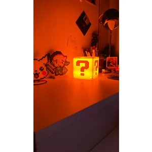 Root Made Süper Mario Dekoratif Kutu Lamba Gaming Dekor Gamer Hediye