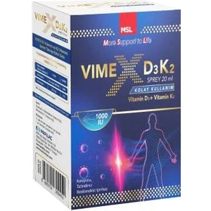 Msl Vimex D3K2 Vitamin D3K2 Sprey 20 ml