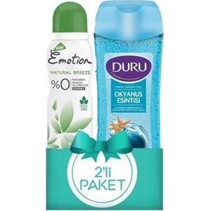 Duru Emotion Deo 150 ml Natural Breeze + Okyanus Esintisi Duş J
