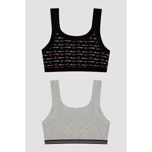 Kız Çocuk Stylish Girl 2'li Sporcu Sütyeni