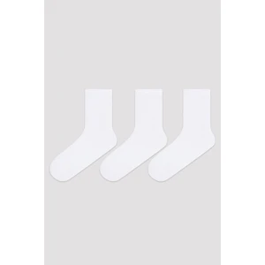 3 Çift Pamuklu Tenis Soket Çorap