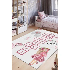 Halı Yıkanabilir Dijital Baskılı Kaymaz Tabanlı Çocuk Halısı 80 x 200 cm