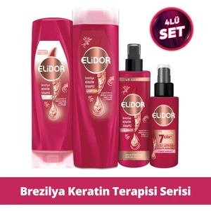 Brezilya Keratin Terapisi Saç Bakım Serisi 4'Lü Set