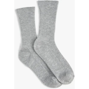 Uzun Soket Çorap Kırçıllı Yumuşak Dokulu