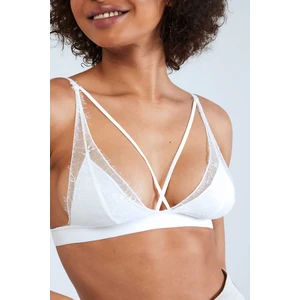 Beyaz Pure Fides Dantelli Bralet