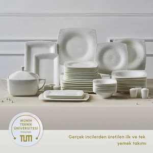 Fine Pearl Helen 62 Parça 12 Kişilik Yemek Takımı