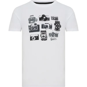 Timer T-Shirt Beyaz Erkek T-Shirt RFTIMER23-10
