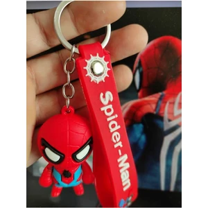 Spiderman Örümcek Adam Anime Karakterler Anahtarlık Örümcek Adam