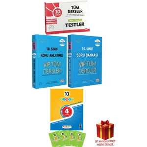 Editör Yayınları 10. Sınıf Tüm Dersler Beceri Temelli Testler-Konu Anlatım-Soru Bankası-4 Deneme
