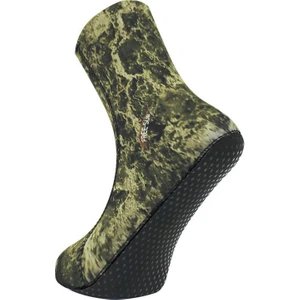 5mm Opencell Expert Green Kamuflaj Tabanlı Dalış Çorabı