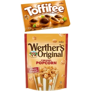 Werthers Orıgınal Caramel Popcorn 140 gr + Toffifee Karamelli Çikolata 125 gr
