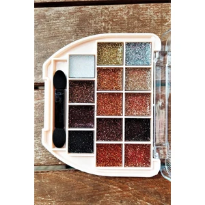 Monicatime  Pk 14 Lü Glitter Far Paleti
