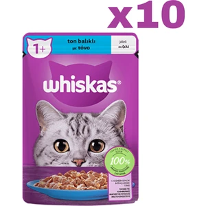 Whıskas Ton Balıklı Kedi Yaş Mama 10 Adet (1X85GR)