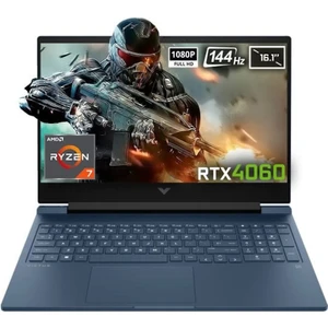 Victus 7Z586EA 16-S0015NT AMD Ryzen 7 7840HS 16GB DDR5 512GB SSD RTX4060 8GB 16.1inç 144 Hz Full HD Freedos Gaming Laptop