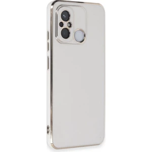 Xiaomi Redmi 12C Kılıf Olive Plated Beyaz