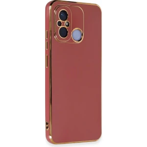Xiaomi Redmi 12C Kılıf Olive Plated Kırmızı
