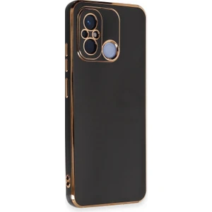 Xiaomi Redmi 12C Kılıf Olive Plated Siyah