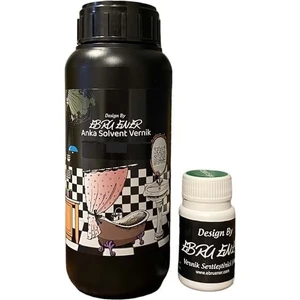 Ebru Ener Anka Solvent Vernik Mat 500 Gr.