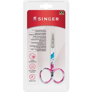 Sınger 250014403 Kıvrık Uçlu Renkli Nakış Makası (4")