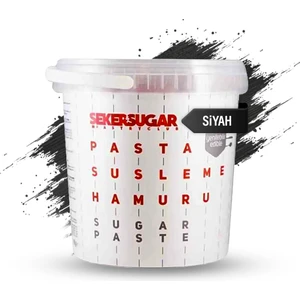 Şeker Şugar Şeker Sugar Şeker Hamuru Siyah 1 kg