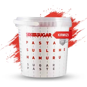 Şeker Şugar Şeker Sugar Şeker Hamuru Kırmızı 1 kg