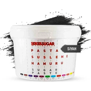 Şeker Şugar Şeker Sugar Şeker Hamuru Siyah 2,5 kg