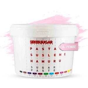 Şeker Şugar Şeker Sugar Şeker Hamuru Açık Pembe 2,5 kg