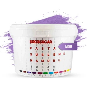 Şeker Şugar Şeker Sugar Şeker Hamuru Mor 2,5 kg