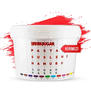 Şeker Şugar Şeker Sugar Şeker Hamuru Kırmızı 2,5 kg